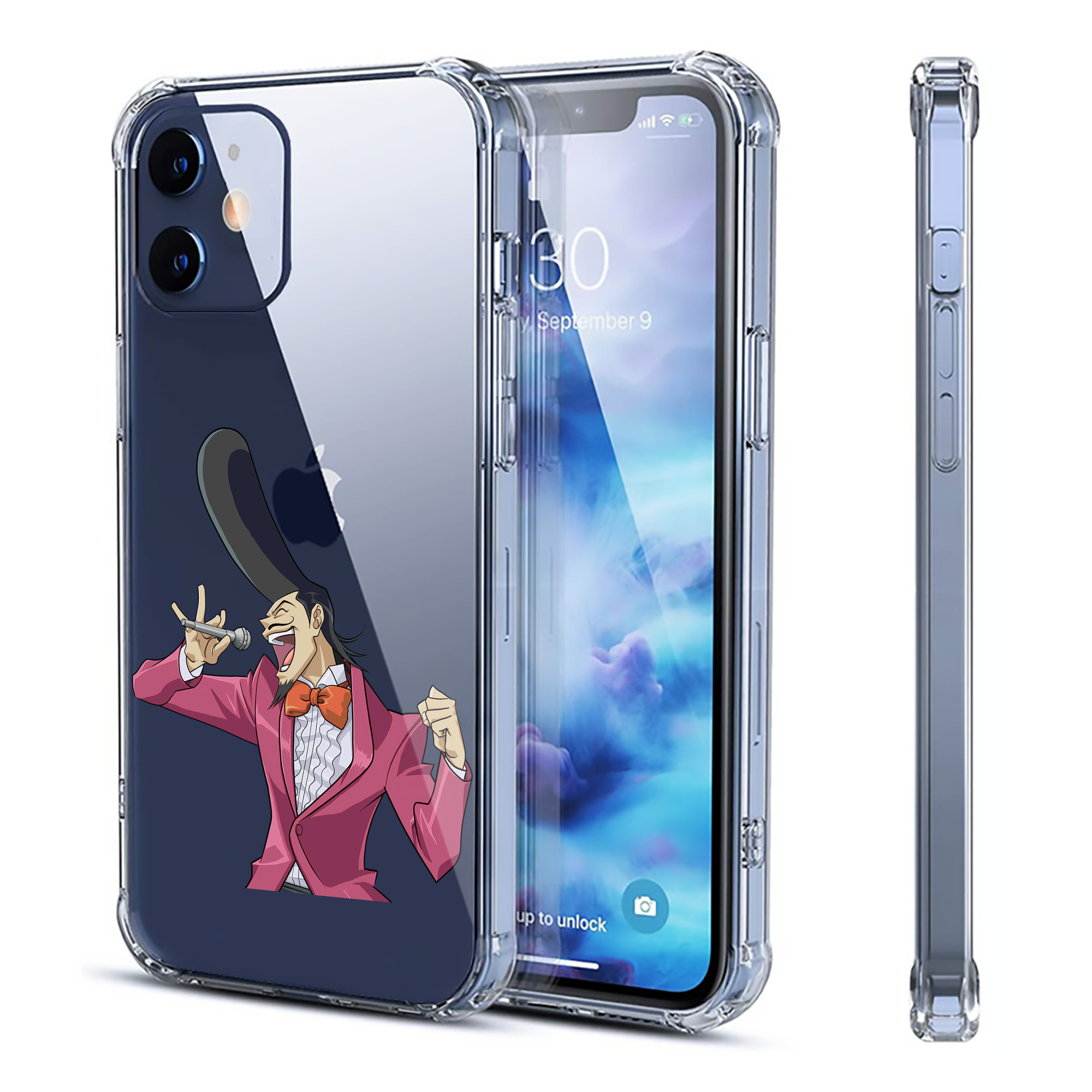 （画像用） 遊☆戯☆王 Yu-Gi-Oh! 【iPhone 12シリーズ対応】透明スマホケース（クリアソフトケース）